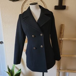 Pendleton Black Wool Pea Coat size 4